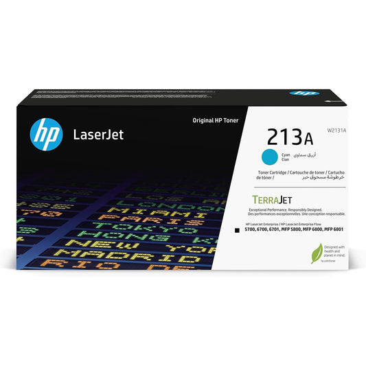 HP Cyan LaserJet Toner 213A Original Cartridge