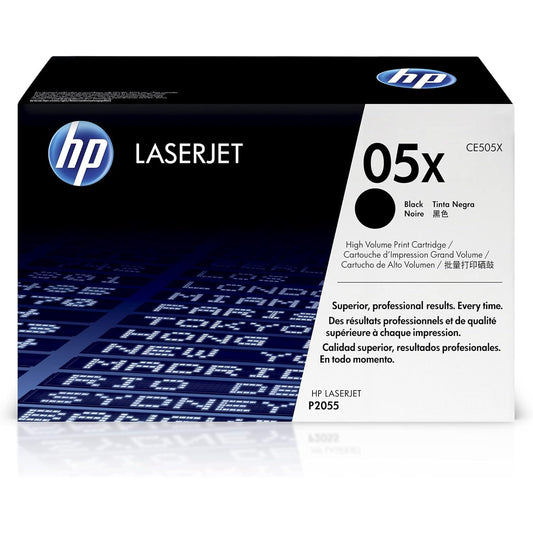 HP 05X High Yield Original LaserJet Toner Cartridge, Black, Single Pack
