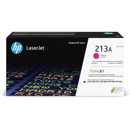 HP 213A Magenta Original LaserJet Toner Cartridge - W2133A