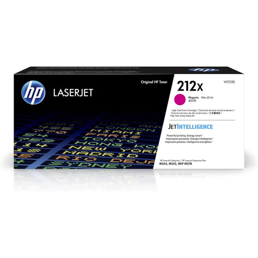 HP 212X High Yield Original LaserJet Toner Cartridge, Magenta, Single Pack