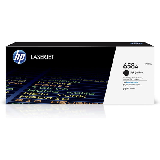 HP 658A Black original LaserJet toner cartridge W2000A