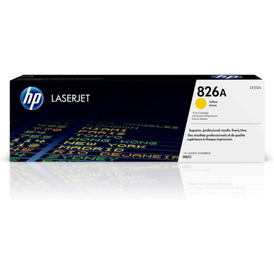 HP 826A Yellow LaserJet Toner Cartridge Single Pack