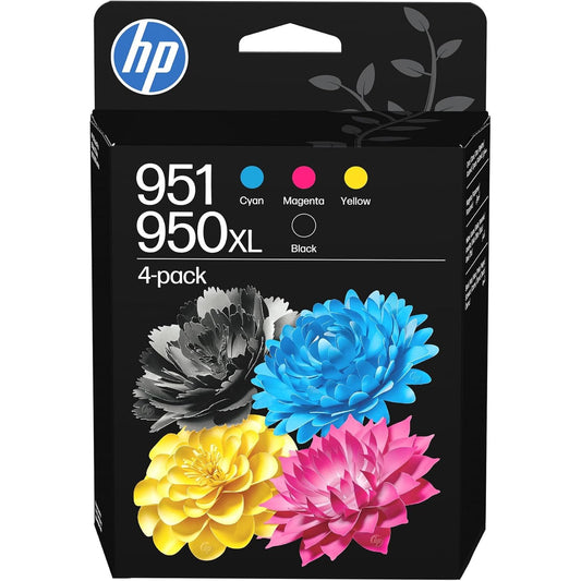 HP 950XL / 951 Black, Cyan, Magenta, Yellow Original Ink Cartridges Multipack - C3WK1AE