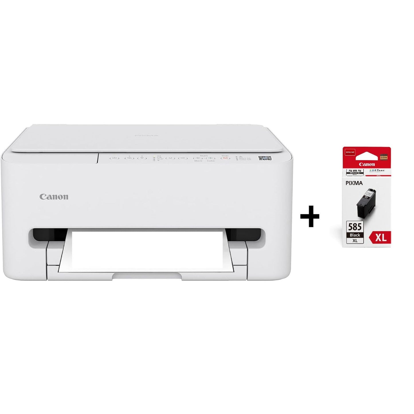 Canon Pixma TS4150i All in one printer & Extra PG-585XL Black Ink Bundle