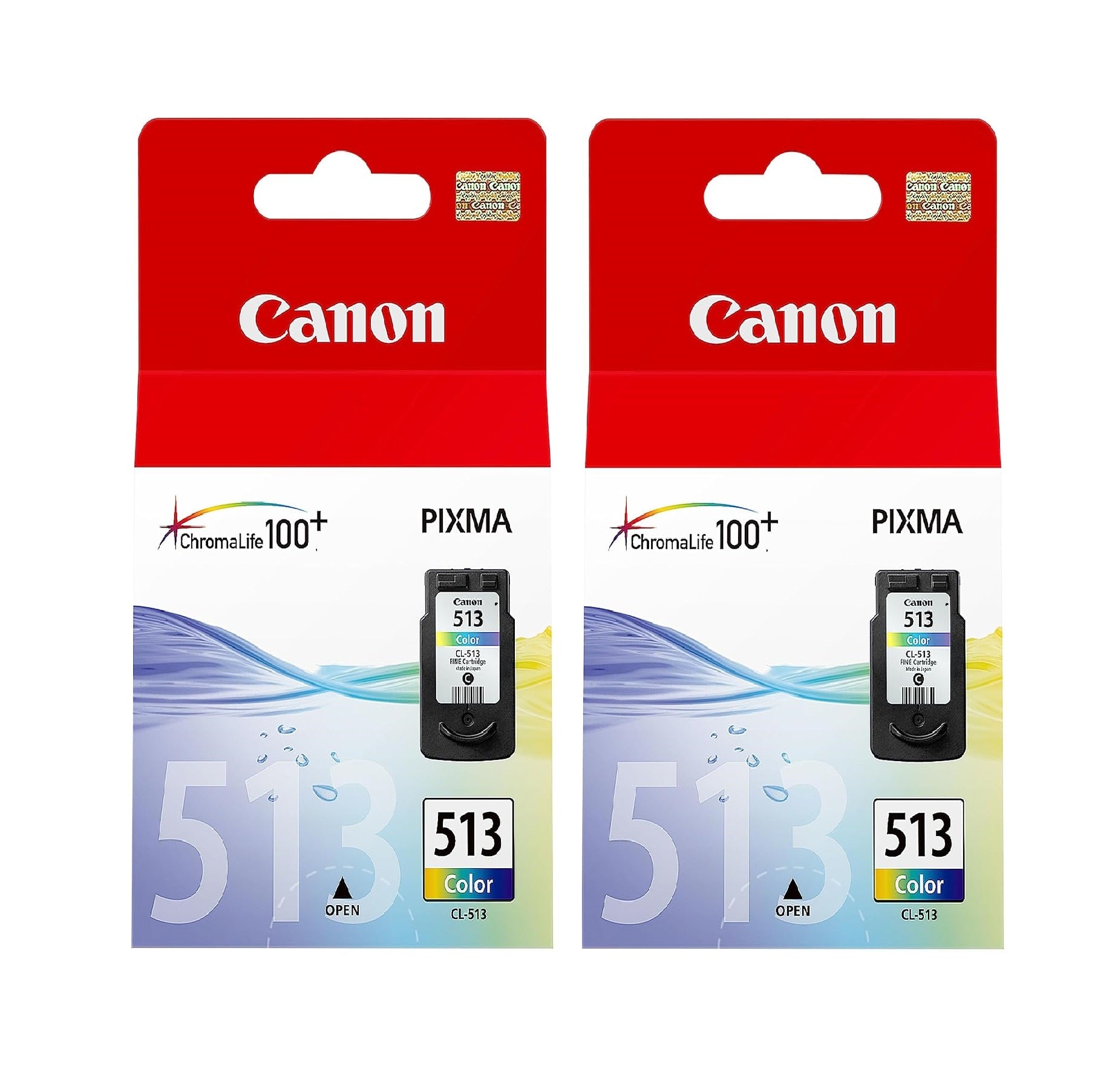 Canon CL-513 Colour Printer Ink Cartridge 2 pack - 2971B001