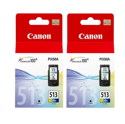 Canon CL-513 Colour Printer Ink Cartridge 2 pack - 2971B001