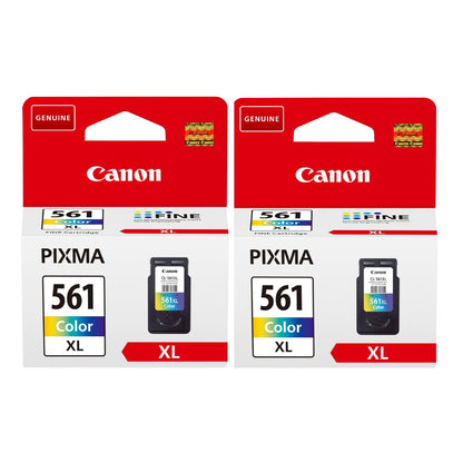 Canon CL-561XL Colour Printer Ink Cartridge 2 pack - 3730C001