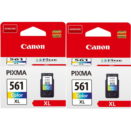 Canon CL-561XL Colour Printer Ink Cartridge 2 pack - 3730C001