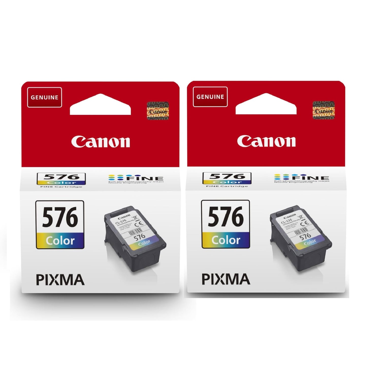 Canon CL-576 Colour Printer Ink Cartridge 2 pack - 5442C001