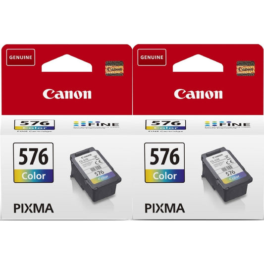 Canon CL-576 Colour Printer Ink Cartridge 2 pack - 5442C001