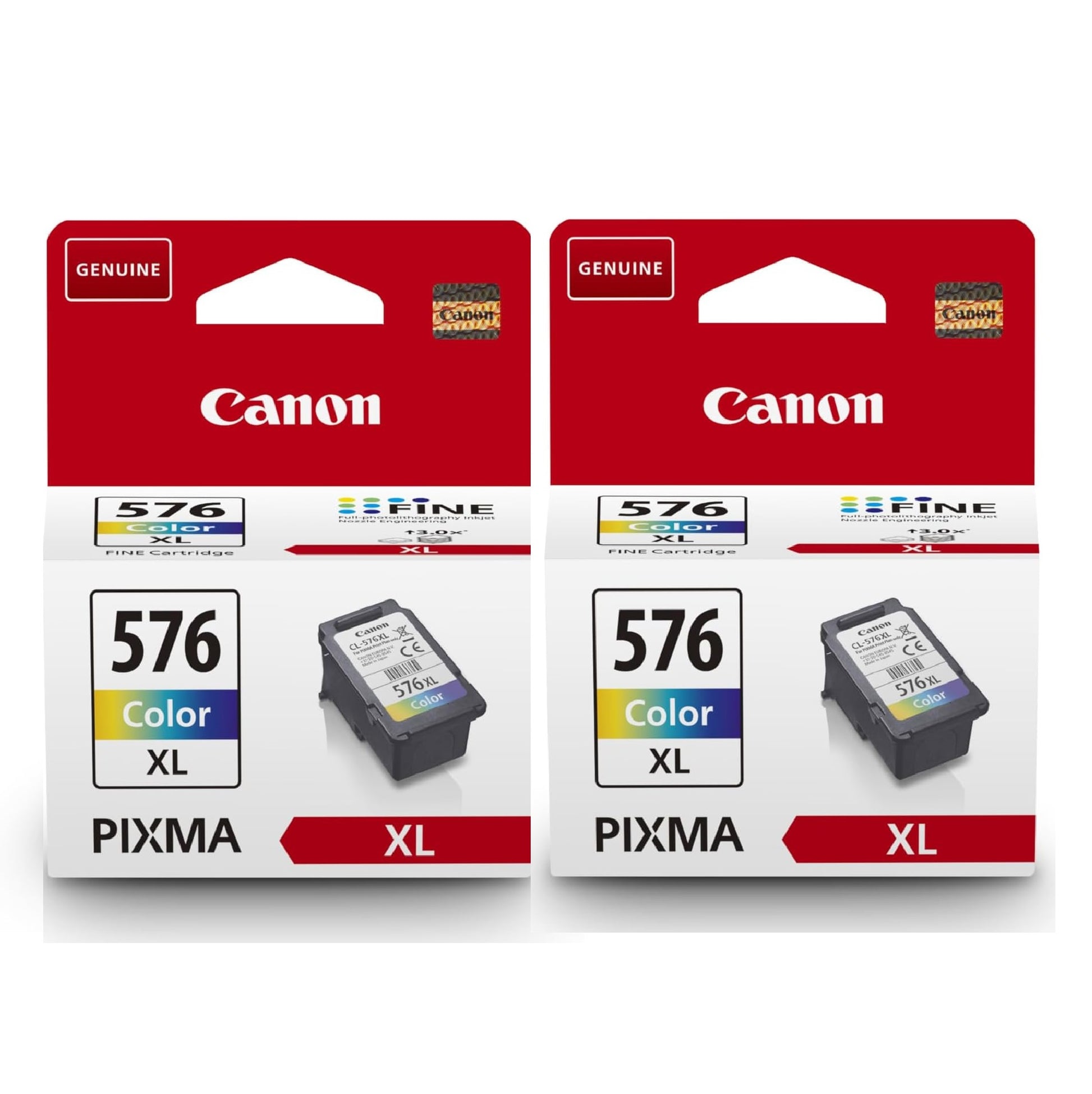 Canon CL-576XL Colour Printer Ink Cartridge 2 pack - 5441C001
