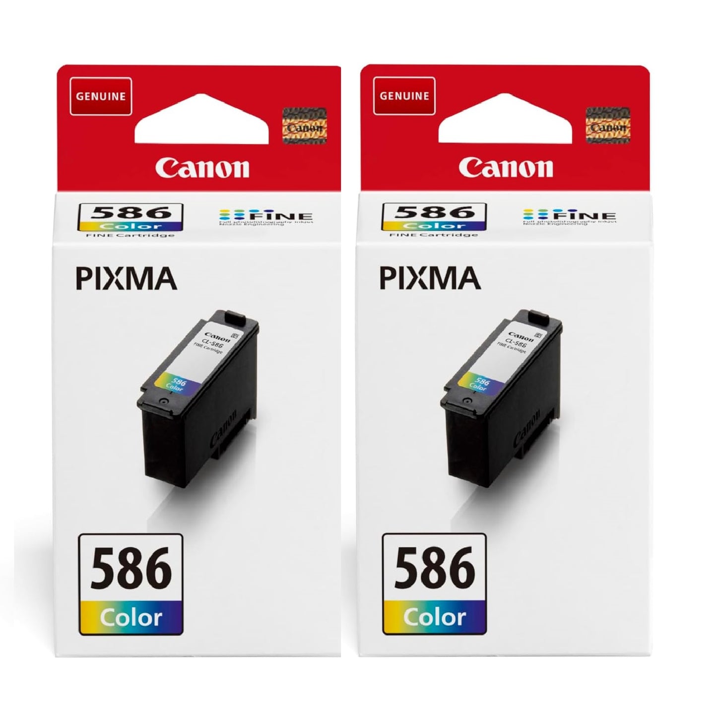 Canon CL-586 Colour Ink Cartridge 2 pack - 6227C001
