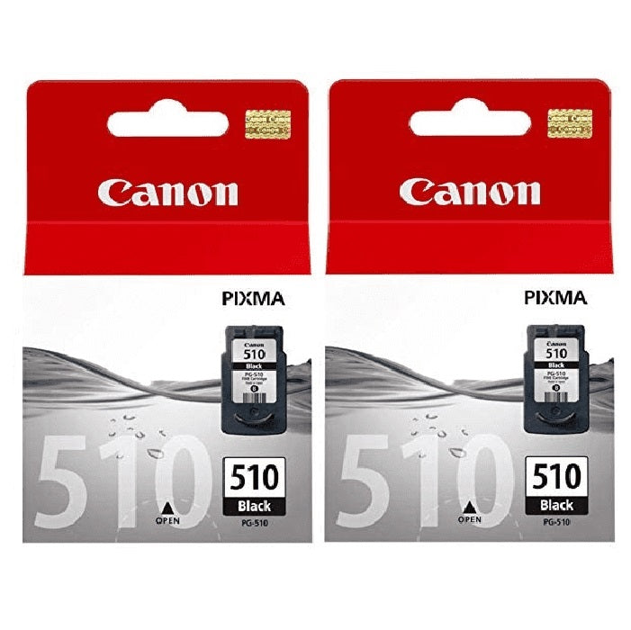 Canon PG-510 Black Printer Ink Cartridge 2 pack - 2970B001