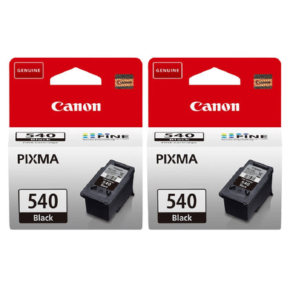 Canon PG-540 Black Printer Ink Cartridge 2pack - 5225B001