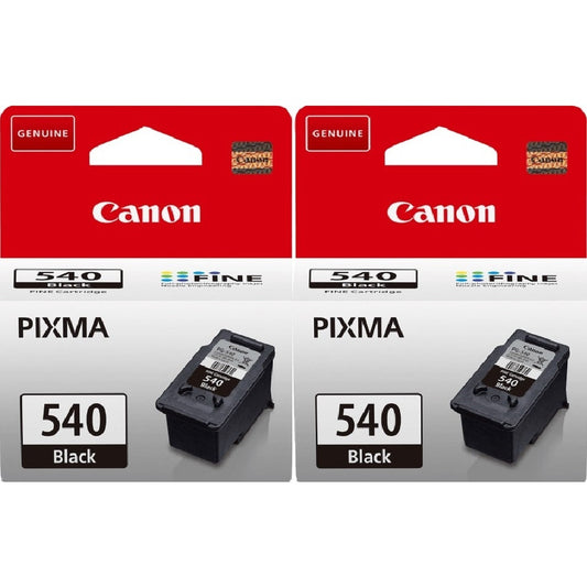 Canon PG-540 Black Printer Ink Cartridge 2pack - 5225B001