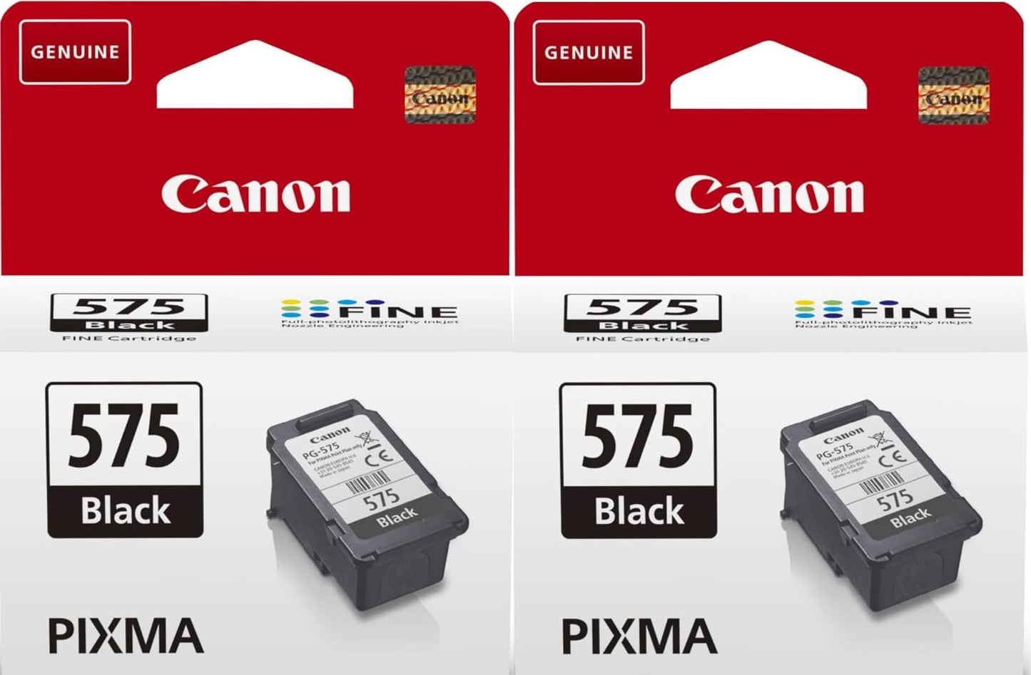 Canon PG-575 Black Printer Ink Cartridge 2 pack - 5438C001