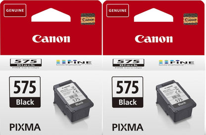Canon PG-575 Black Printer Ink Cartridge 2 pack - 5438C001