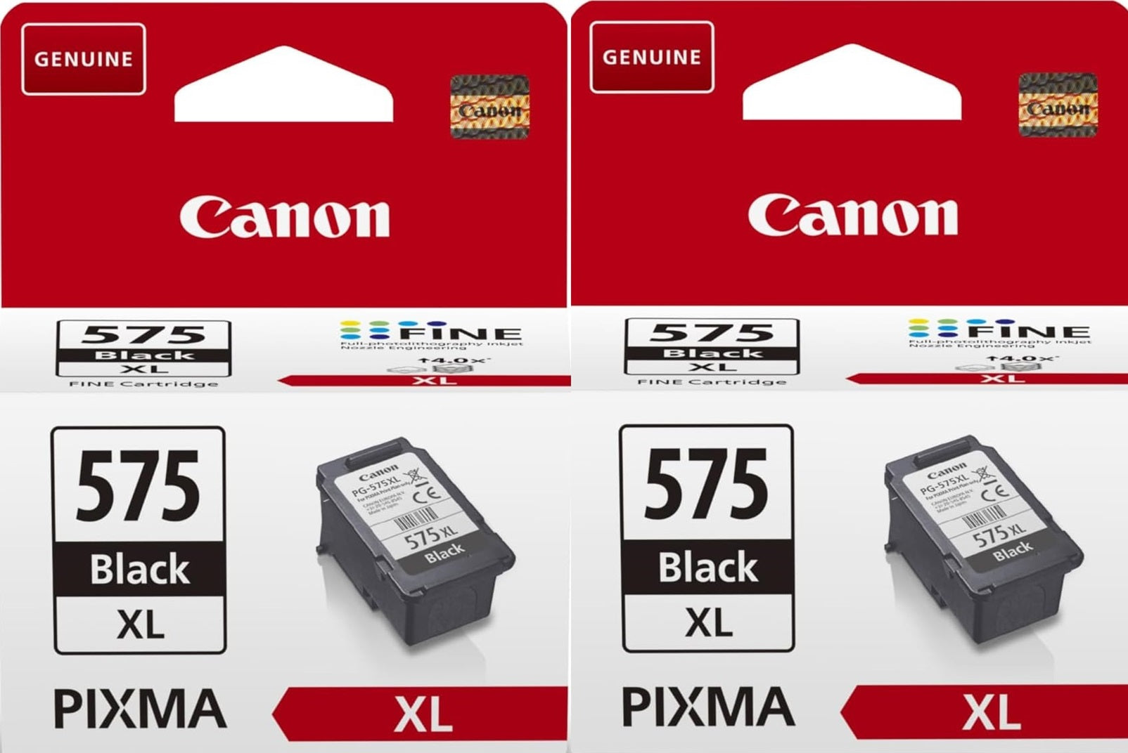 Canon PG-575XL Black Printer Ink Cartridge 2 pack - 5437C001