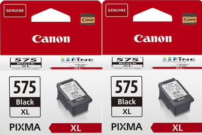 Canon PG-575XL Black Printer Ink Cartridge 2 pack - 5437C001
