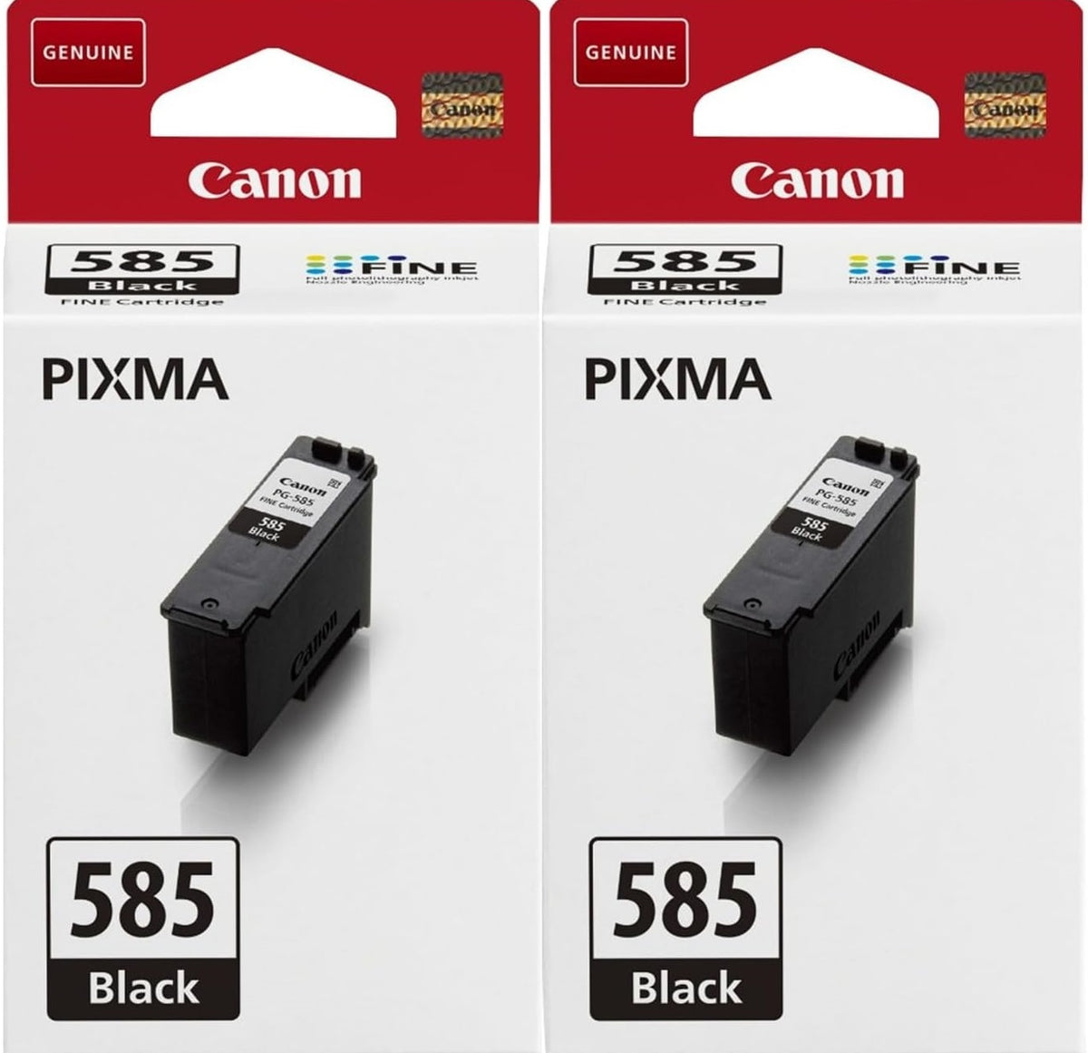 Canon PG-585 Black Ink Cartridge 2 pack - 6205C001