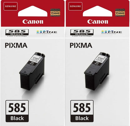 Canon PG-585 Black Ink Cartridge 2 pack - 6205C001
