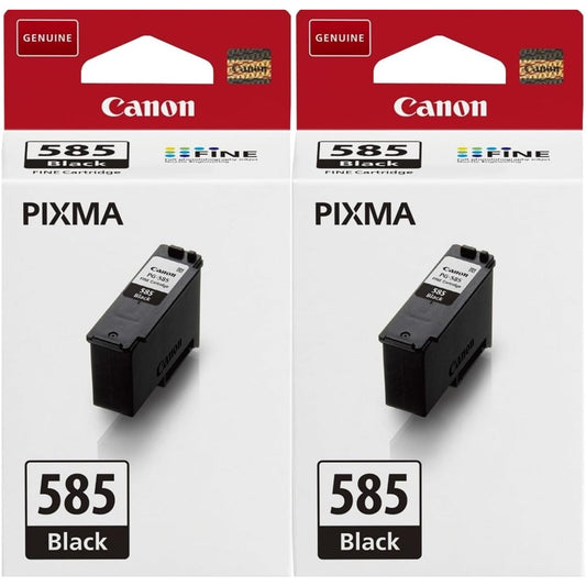 Canon PG-585 Black Ink Cartridge 2 pack - 6205C001