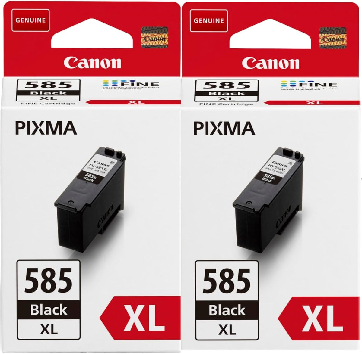 Canon PG-585XL High Yield Black Ink Cartridge 2 pack - 6204C001