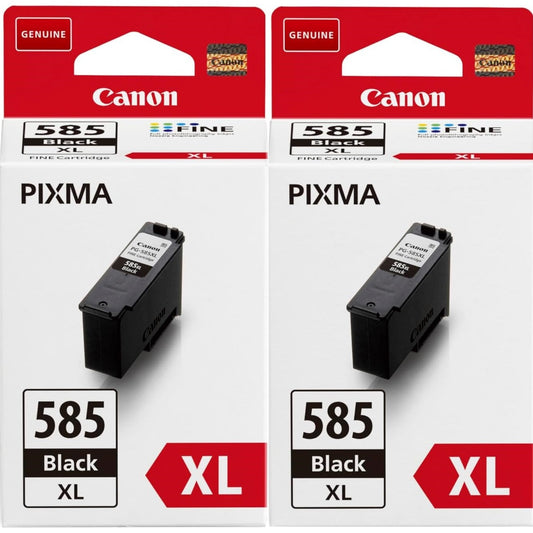 Canon PG-585XL High Yield Black Ink Cartridge 2 pack - 6204C001