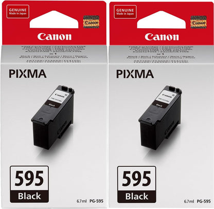 Canon PG-595 Black Ink Cartridge 2 pack - 7171C001