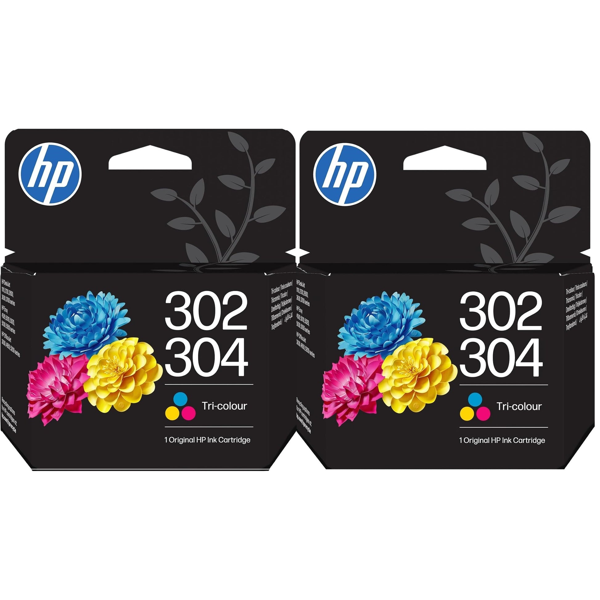 HP 302/304 Tri-Colour Original Ink Cartridge 2 pack - B7RT6AE