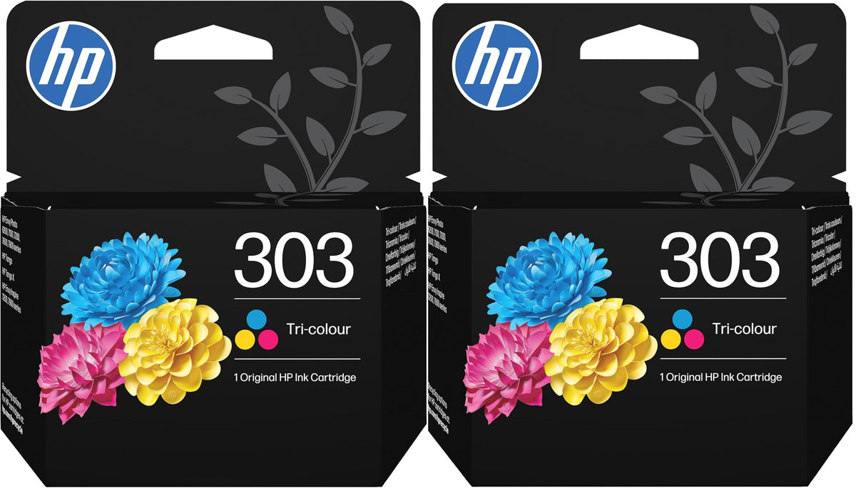HP 303 Standard Capacity Colour Original Ink Cartridge 2 pack - T6N01AE
