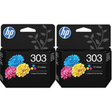 HP 303 Standard Capacity Colour Original Ink Cartridge 2 pack - T6N01AE