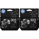 HP 303XL High Yield Black Original Ink Cartridge 2 pack - T6N04AE
