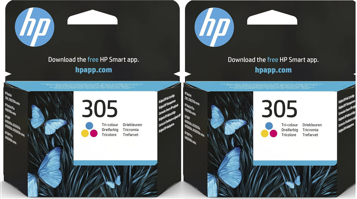 HP 305 Standard Capacity Colour Original Ink Cartridge 2 pack - 3YM60AE