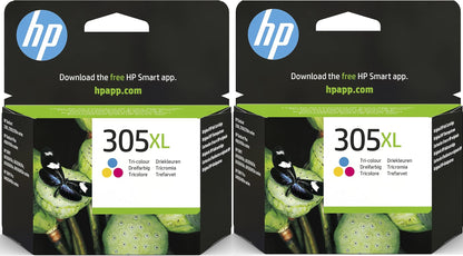 HP 305XL High Yield Colour Original Ink Cartridge 2pack  - 3YM63AE