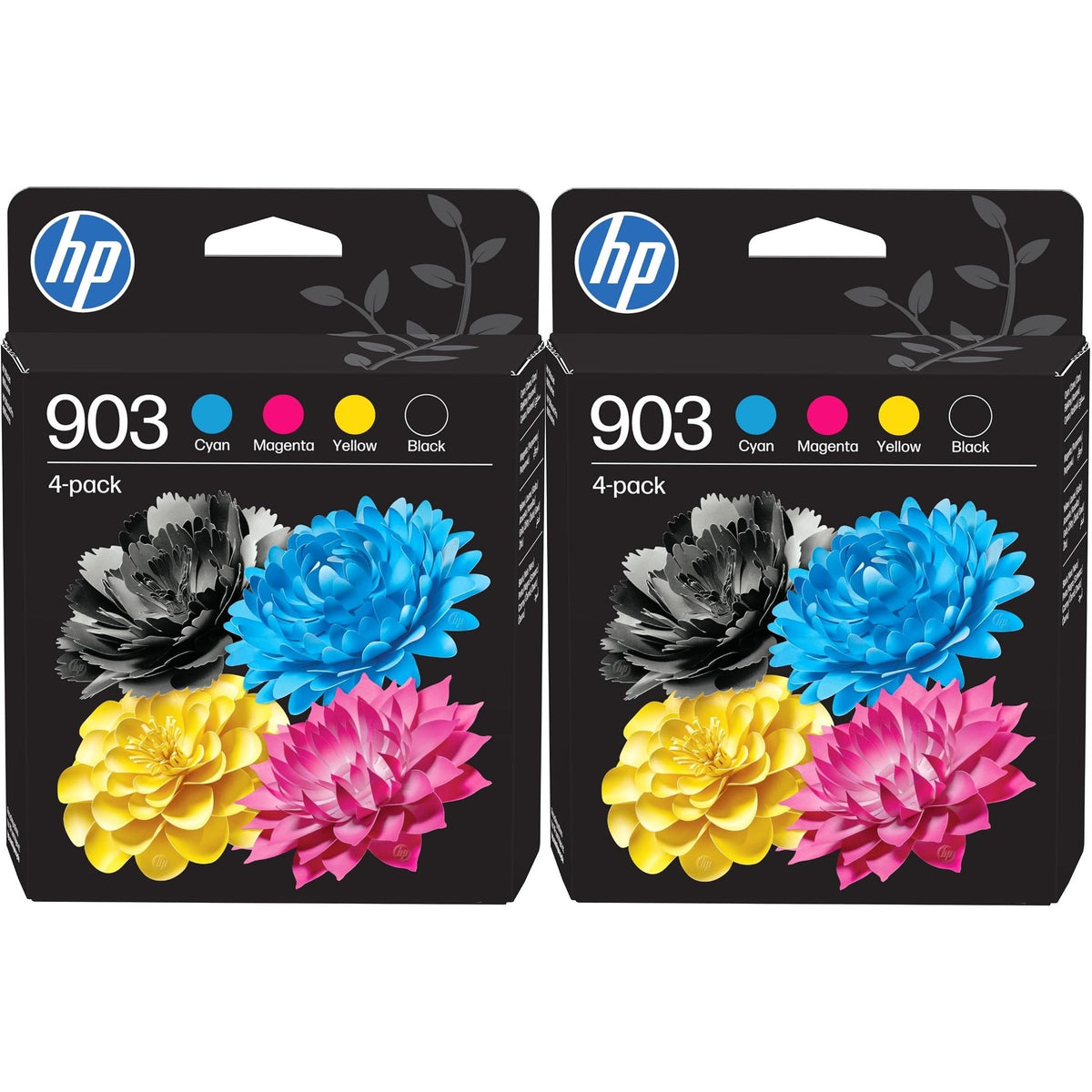 HP 903 4-pack Black/Cyan/Magenta/Yellow Original Ink Cartridges x 2 - 6ZC73AE