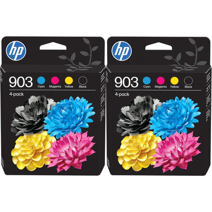 HP 903 4-pack Black/Cyan/Magenta/Yellow Original Ink Cartridges x 2 - 6ZC73AE