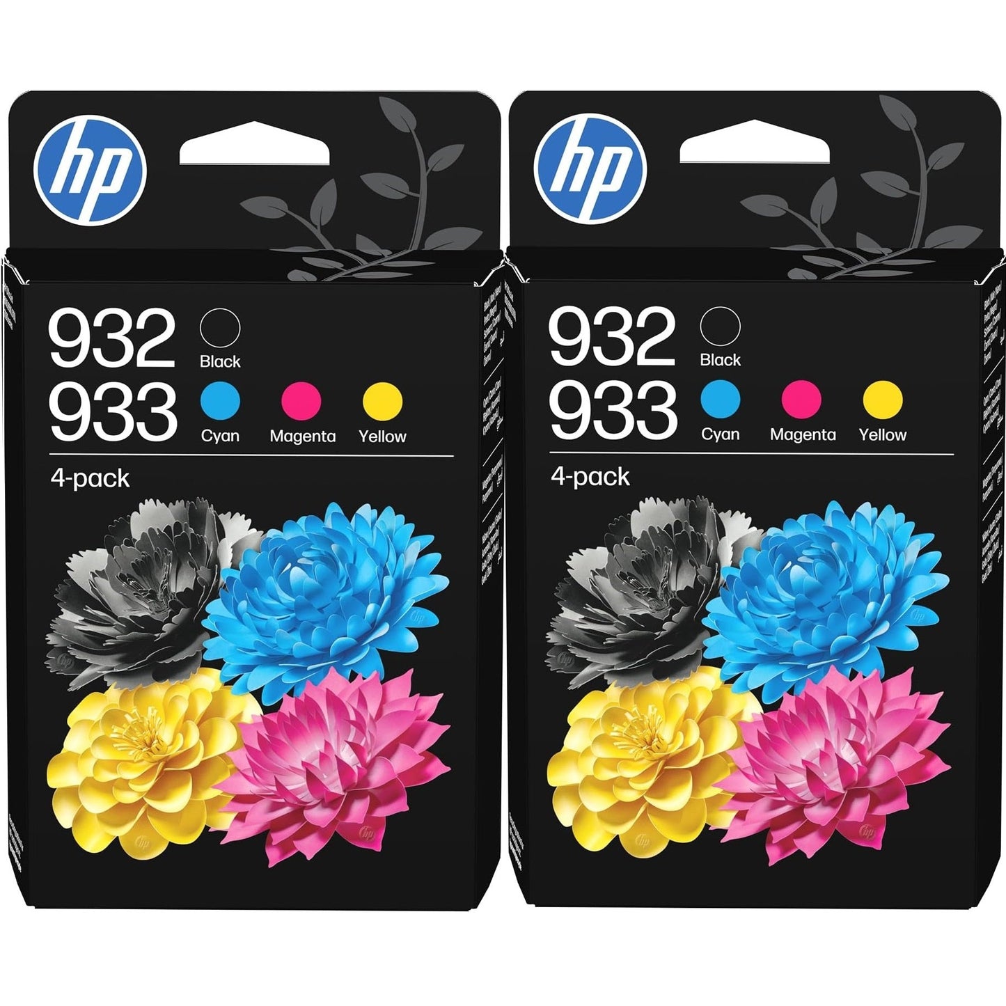 HP 932/933 4-pack Black/Cyan/Magenta/Yellow Original Ink Cartridges x 2 - 6ZC71AE