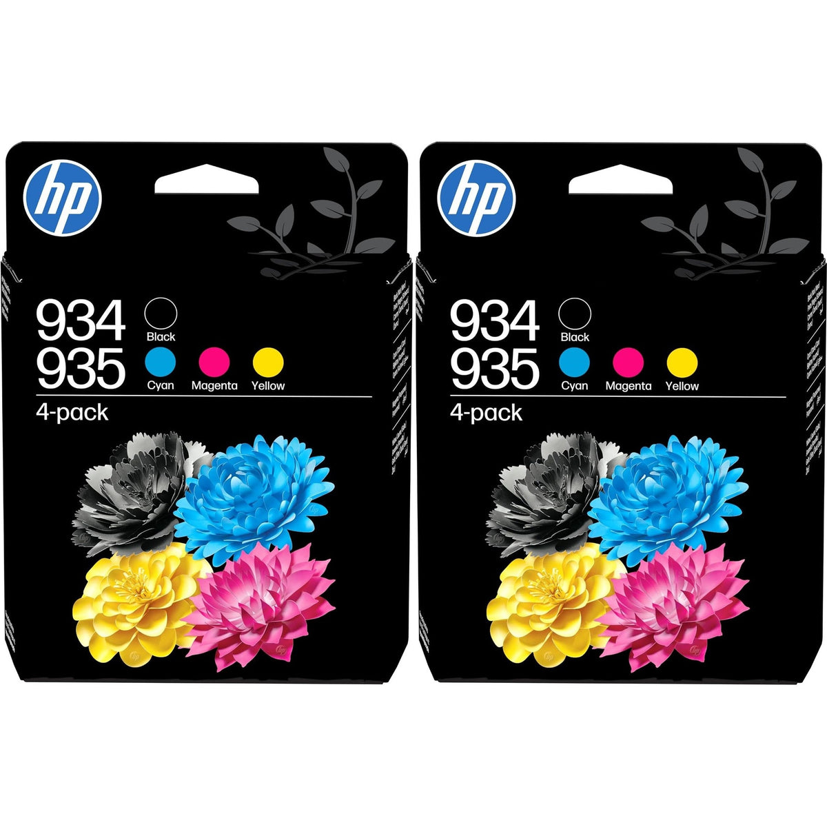 HP 934/935 4-pack Black/Cyan/Magenta/Yellow Original Ink Cartridges x 2 - 6ZC72AE