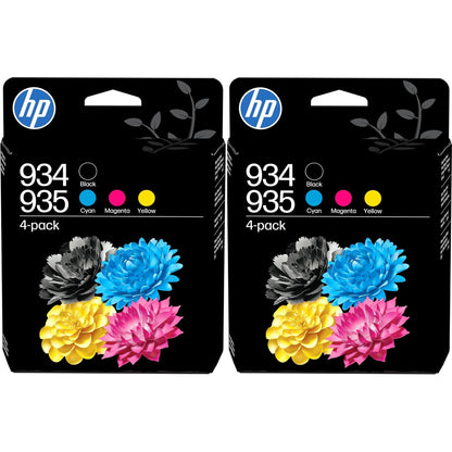 HP 934/935 4-pack Black/Cyan/Magenta/Yellow Original Ink Cartridges x 2 - 6ZC72AE