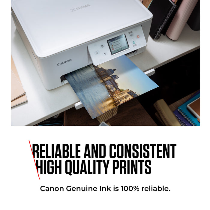 Canon PG-560XL / CL-561XL High Yield Genuine Ink Cartridges, Pack of 2 (Colour & Black); Includes 50 Sheets of 4x6 Canon Photo Paper - Cardboard Multipack