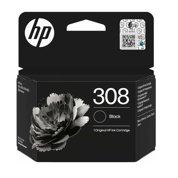 HP 308 Black Original Ink Cartridge - 7FP21UE