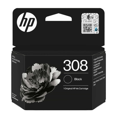 HP 308 Black Original Ink Cartridge - 7FP21UE