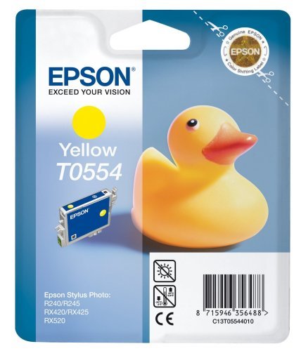 Epson Original T0554 Yellow Ink Cartridge | Cartridge King 