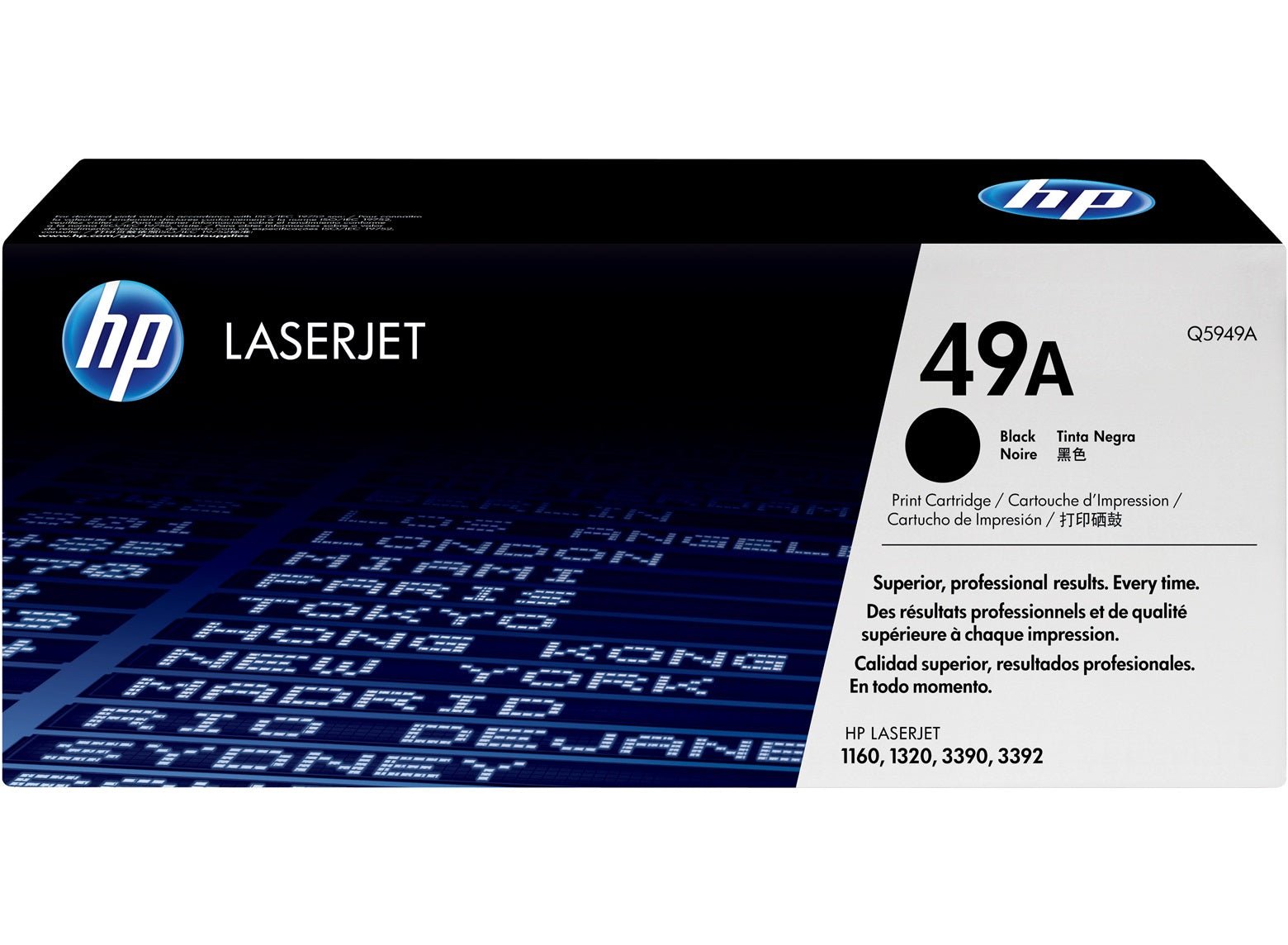 HP 49A Black Original LaserJet Toner Cartridge Page Yield 2500 (Q5949A) | Cartridge King 
