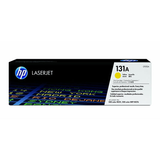 HP 131A Yellow Original LaserJet Toner Cartridge Page Yield 1800 CF212A HP