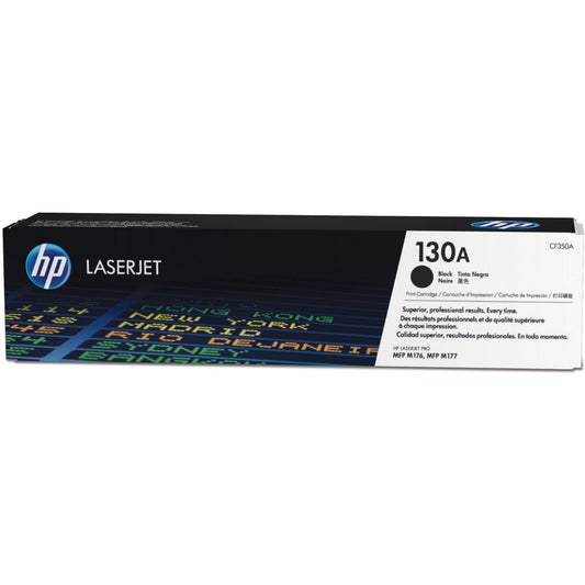 HP 130A Black Original LaserJet Toner Cartridge Page Yield 1300 CF350A HP