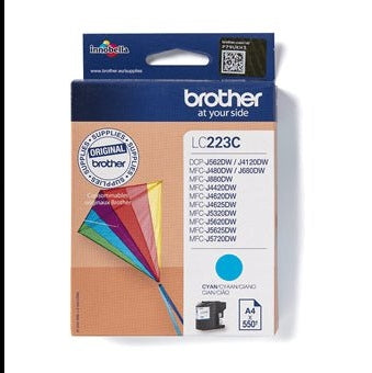 Brother Original LC223 Standard Cyan Ink Cartridge Brother