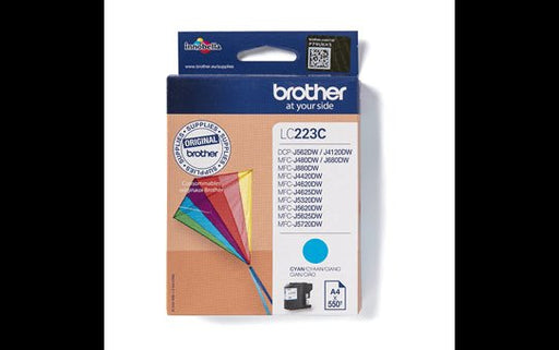 Brother Original LC223 Standard Cyan Ink Cartridge | Cartridge King 
