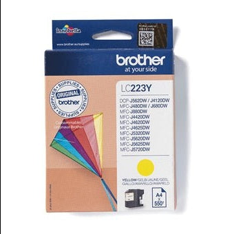 Brother Original LC223 Standard Yellow Ink Cartridge Brother